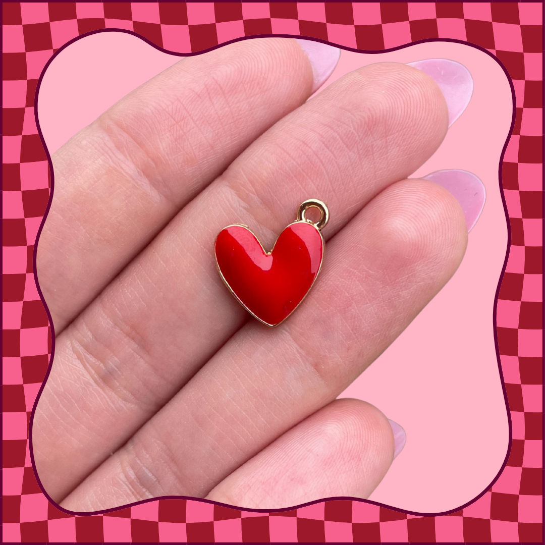Red Heart Charm