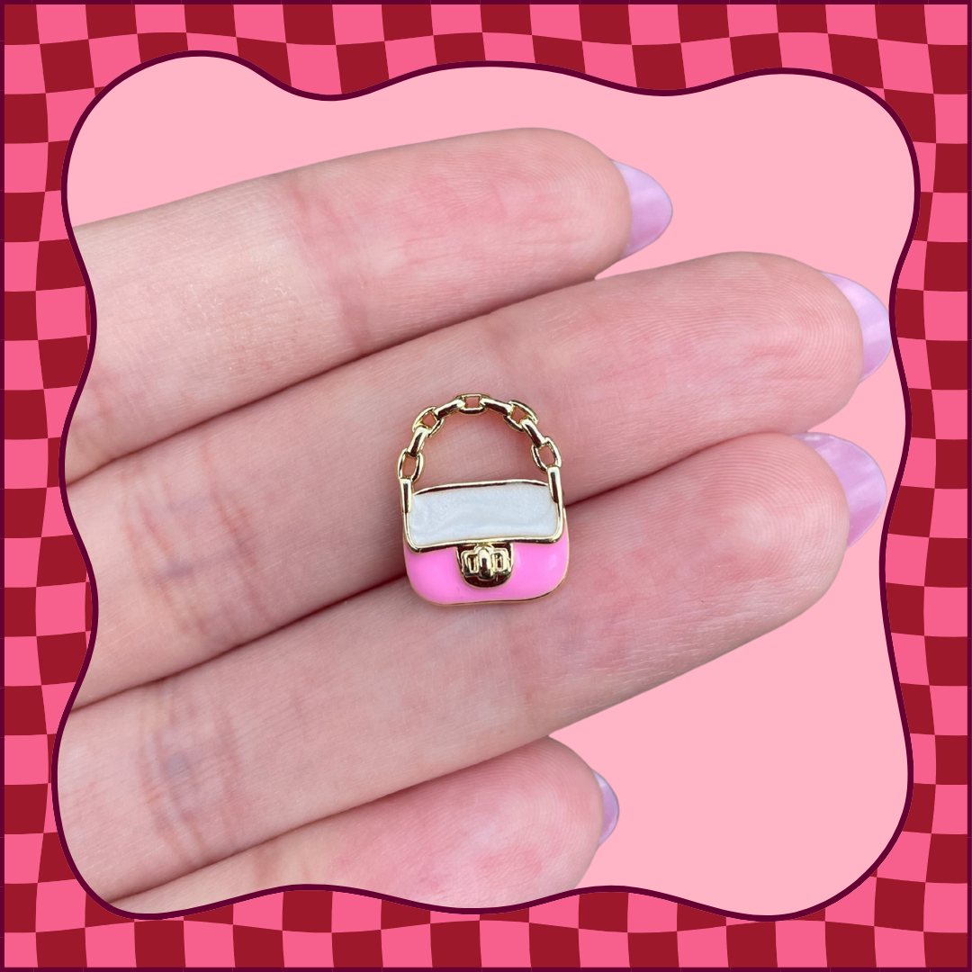 Pink Purse Charm