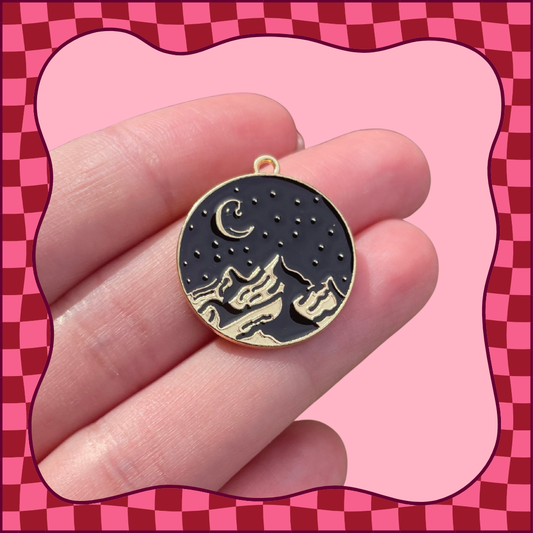 Night Mountain Charm