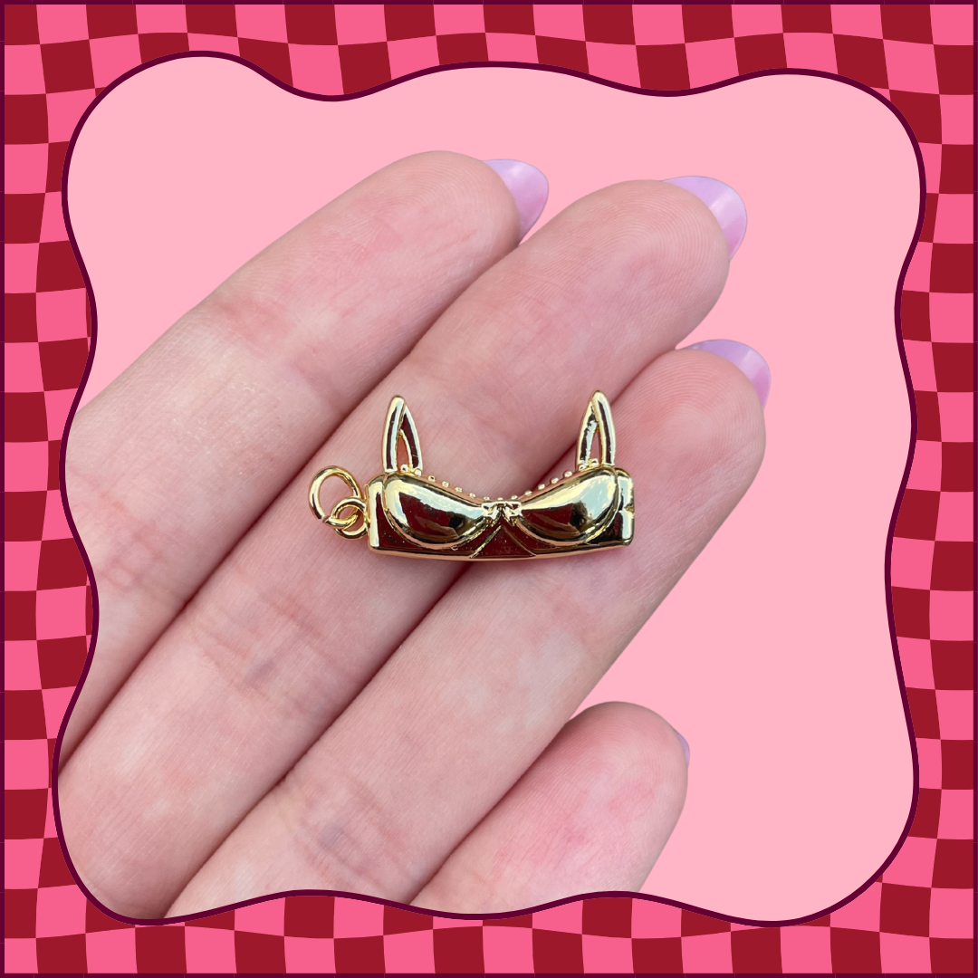 Gold Bra Charm