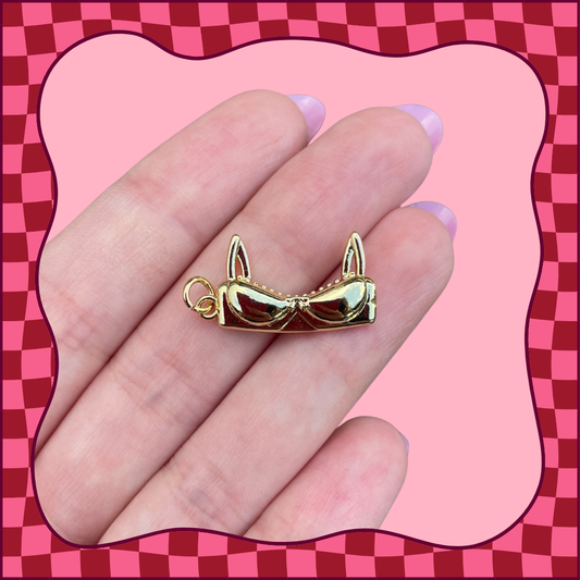 Gold Bra Charm
