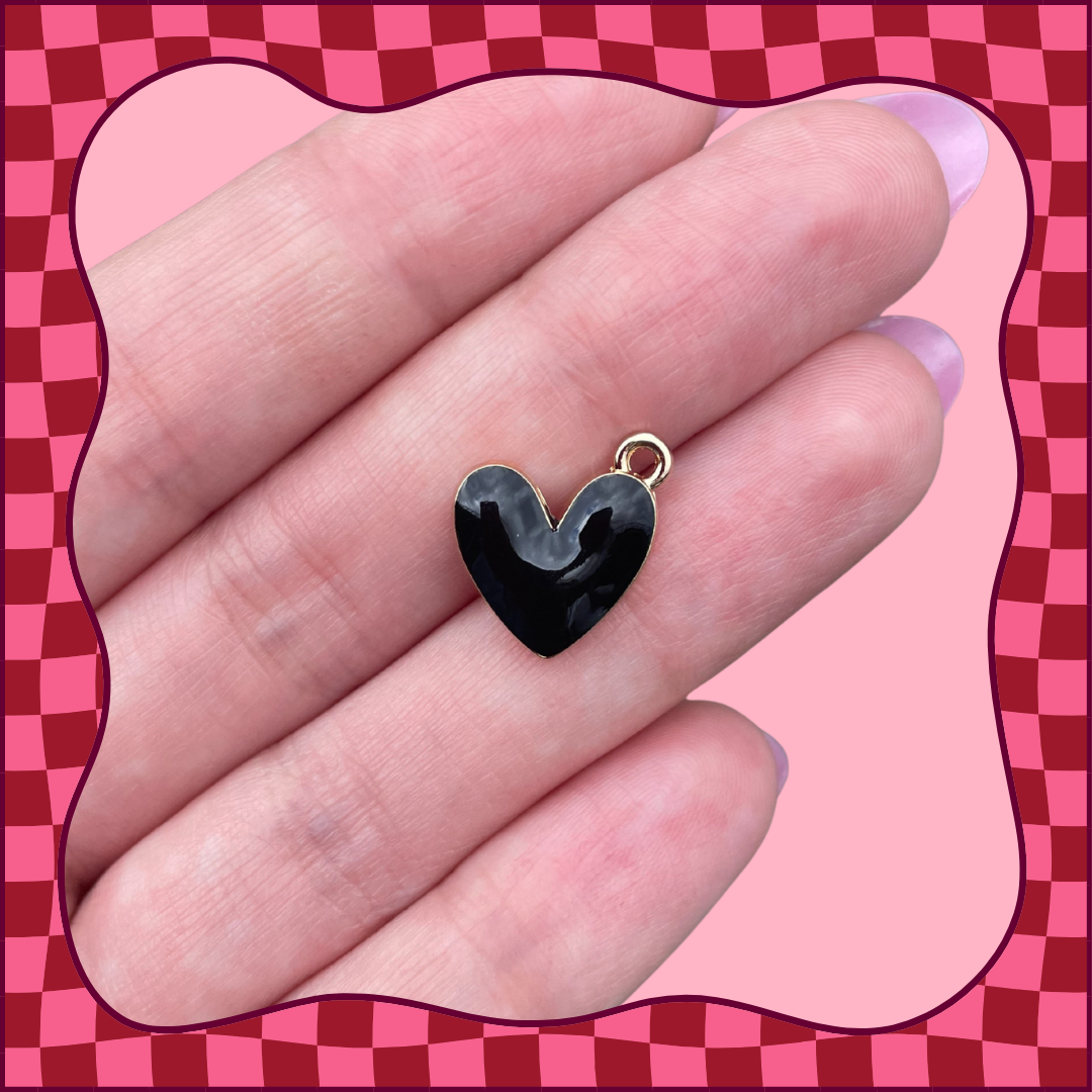 Black Heart Charm