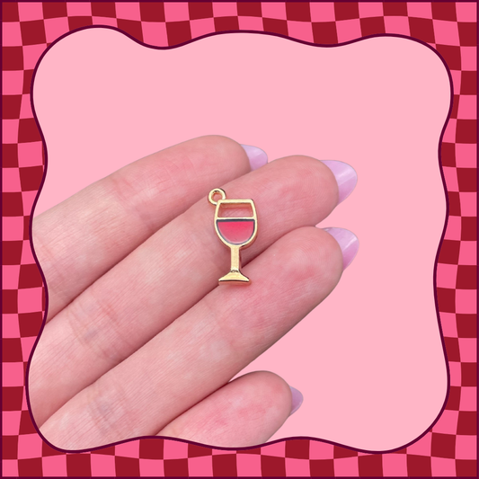 Wine Glass Charm