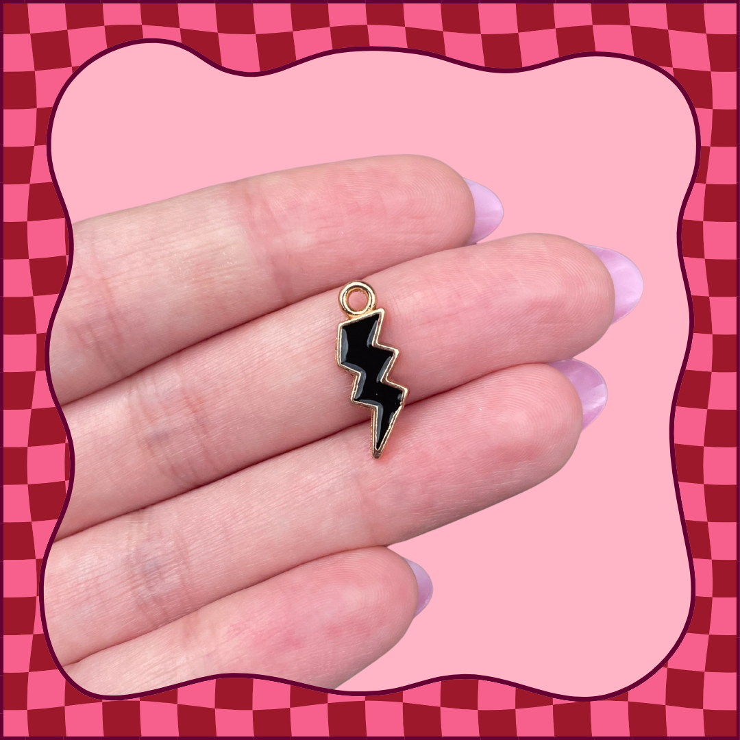 Black Lightning Charm
