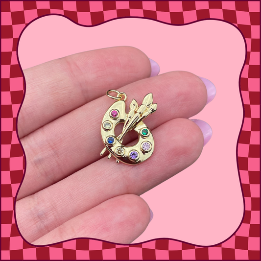 Paint Palette Charm