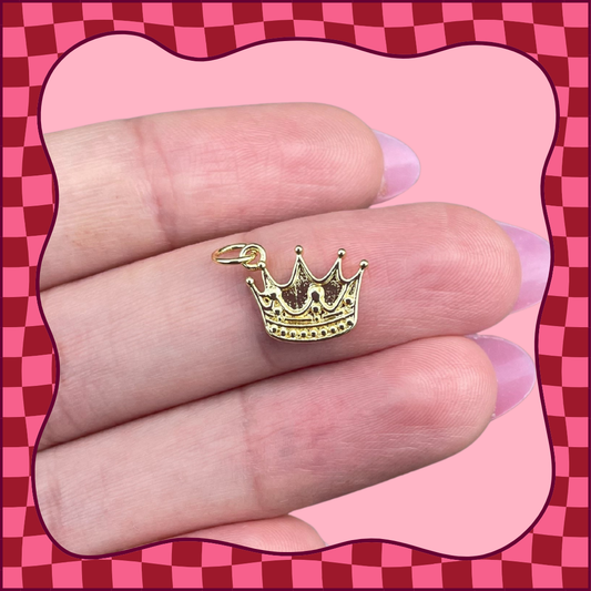 Gold Crown Charm