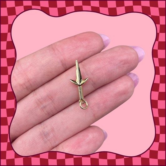 Gold Kunai Charm