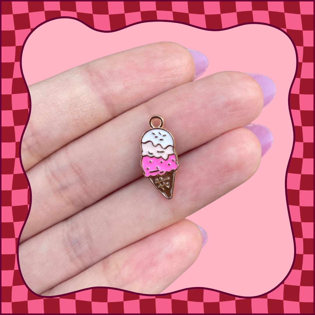Ice Cream Cone Charm