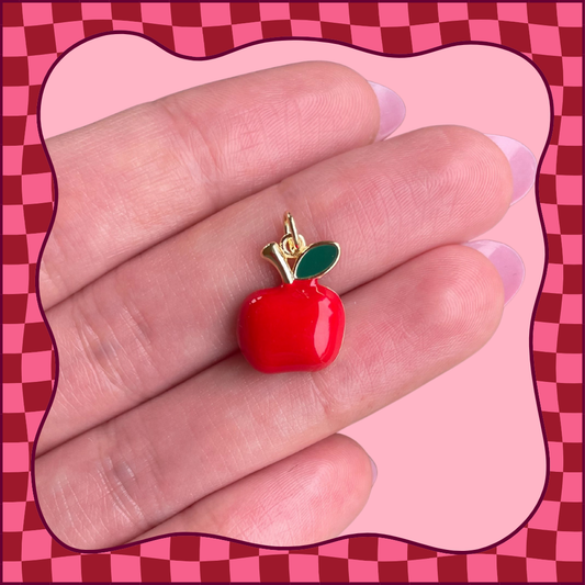 Large Apple Charm